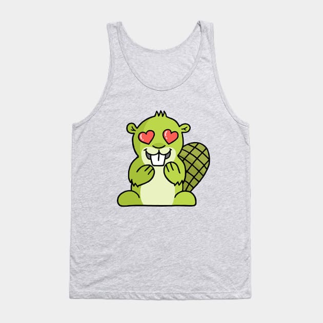 Love Beaver Tank Top by adsyme